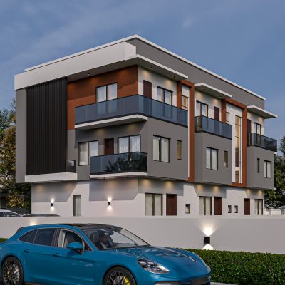 4 Bedroom Terrace Duplex with BQ at Ajao Street, Surulere